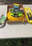 Flat of extension cords & power strips