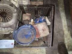 Pallet Of Assorted Model T/A Parts, Pistons, Pressure Plate, Cam, Alternato