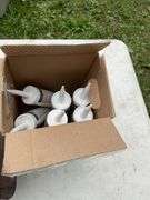 Misc plug in parts, caulk, PVC electrical parts