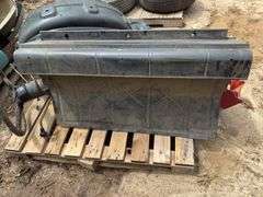 Vintage automobile parts - floor pan, driveshaft, steering sectors, inner f