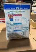 Anchor Hocking pop top storables and kenmore 6 piece stainless steel kitche