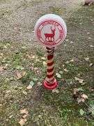 Reindeer Parking Sign Blow Mold