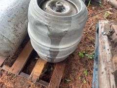 (2) Aluminum Beer Kegs