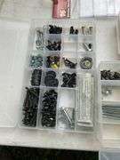 5 storage boxes w/contents