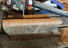 (2) chunks of Railroad iron