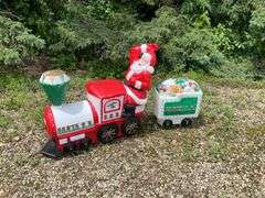 Santa Claus Railroad Train,Car Blow Mold
