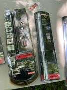 Box of power strips, lights & temp sensors