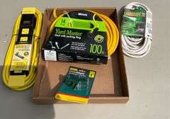 Flat of extension cords & power strips