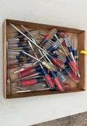 Flat of craftsman screwdrivers