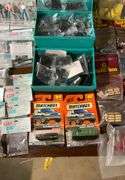 2 boxes of train related accessories