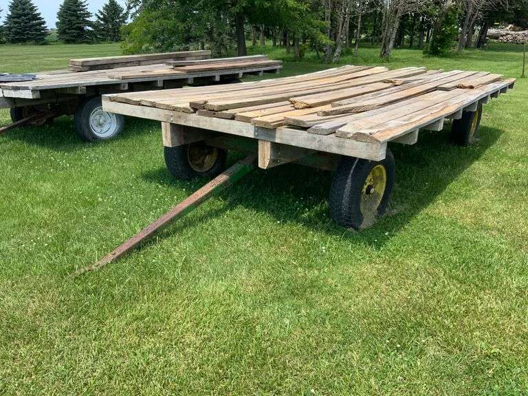 9x16 foot hay rack with John Deer 1064 gear