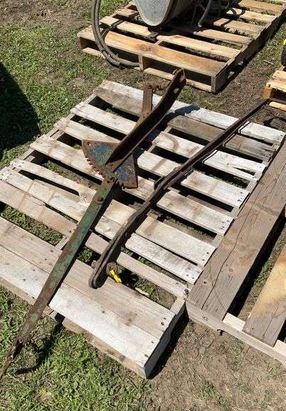 (2) side hill hitches off JD tractor