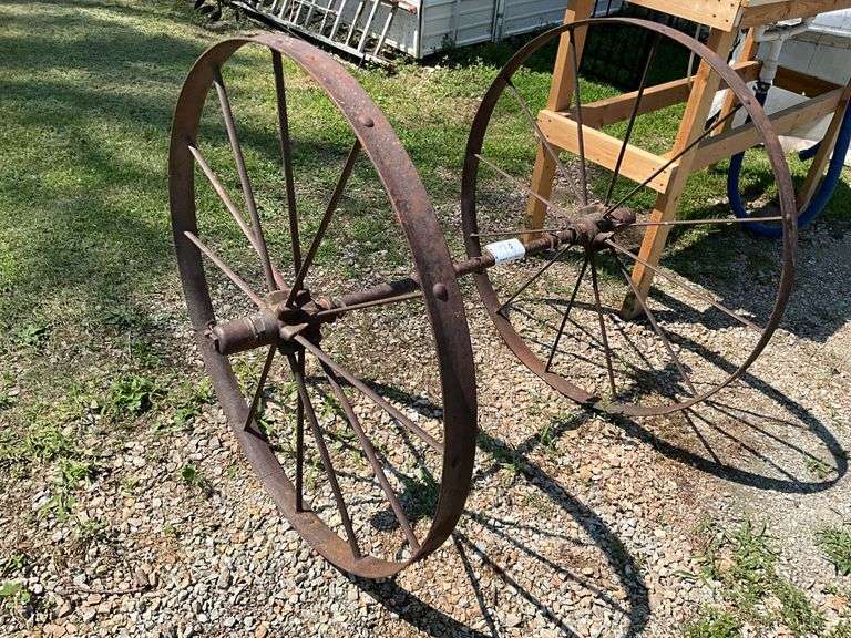 Steel Wheels with axle