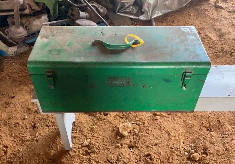 Large Steel toolbox w/ socket trays