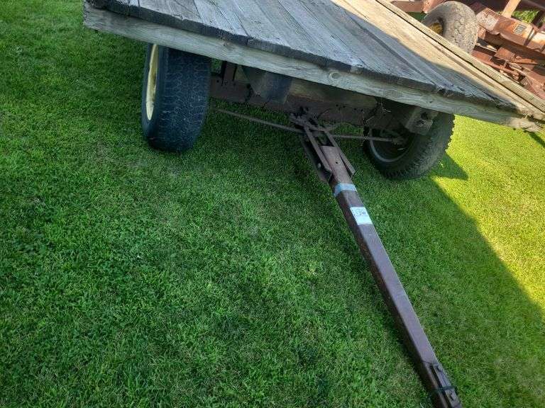 15' Flat Rack with 6 ton running gear