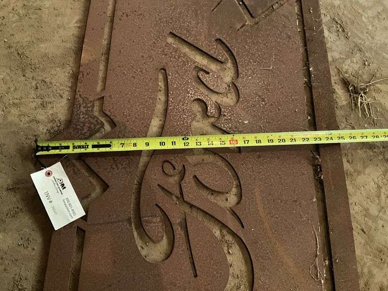 Metal Cut Out “FORD” Sign