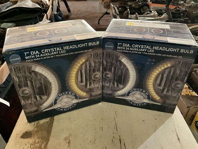 (2) New/Unused 7” Sears Bean Headlights