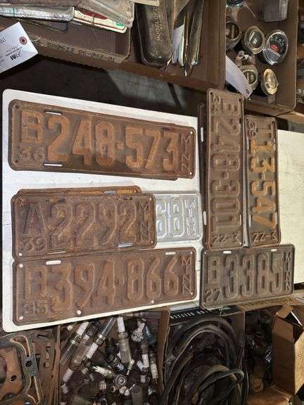 Antique License Plates - 1920’s ,1930’s