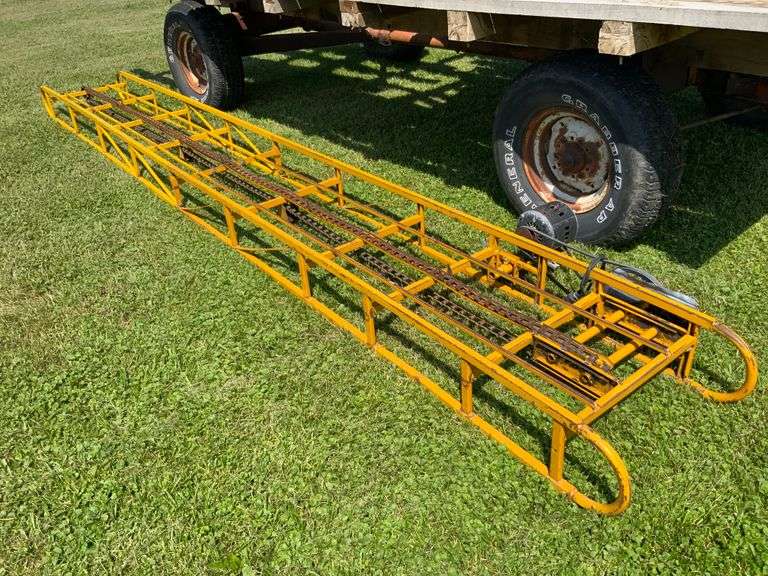 Bale Conveyor, 16ft with Electric Motor