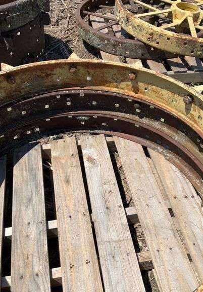 (3) JD widening rims w/bolt on cleats