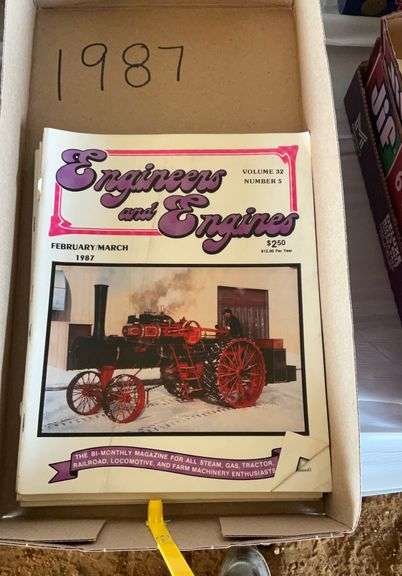 1985,1986,1987 Engineers and Engines Magazine