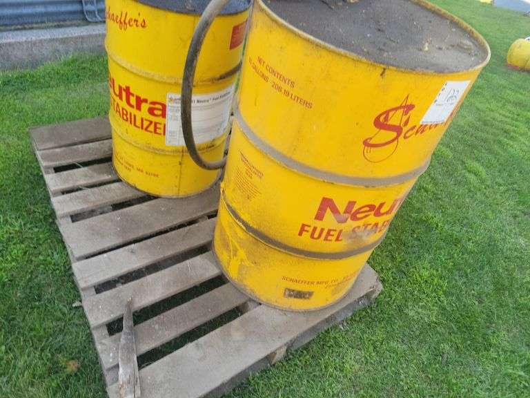 Schaeffer Fuel Stabilizer- 2 barrels with pumps (partial full)