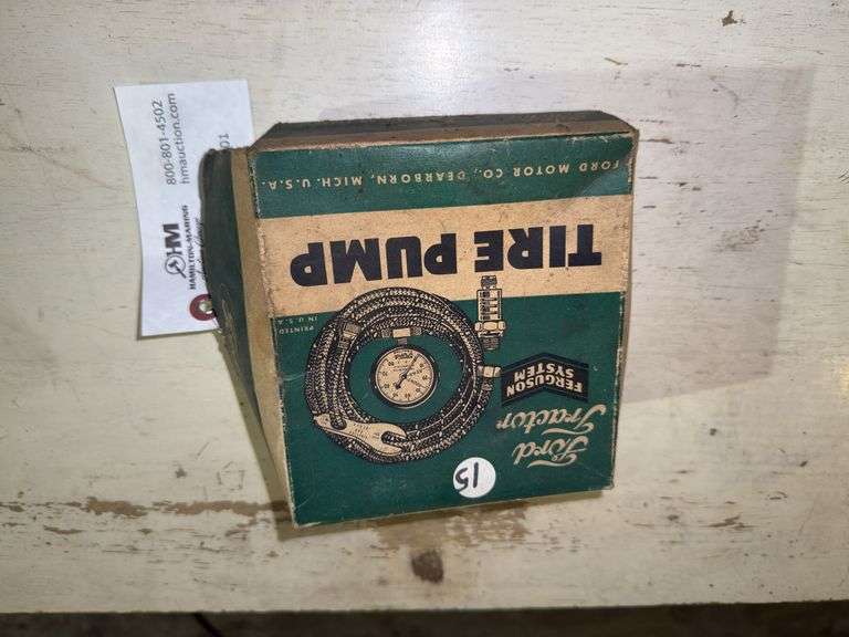 OEM Ford Tractor Tire Pump in Original Packaging