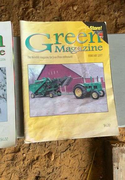 2004,2005,2006,2007 Green magazine