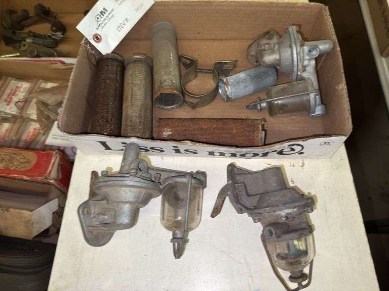 Fuel Pumps with Sediment Bulbs, Filters