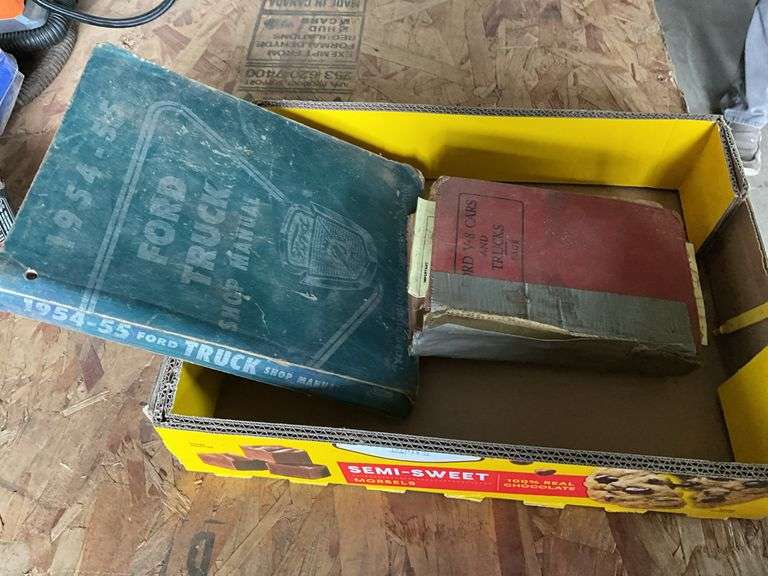 Ford V8 Book and Ford 1954 &55 Service Manuals