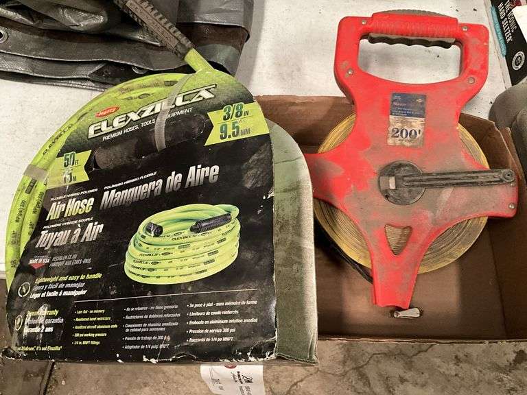Flexzilla Air Hose, 200’ Tape Measure