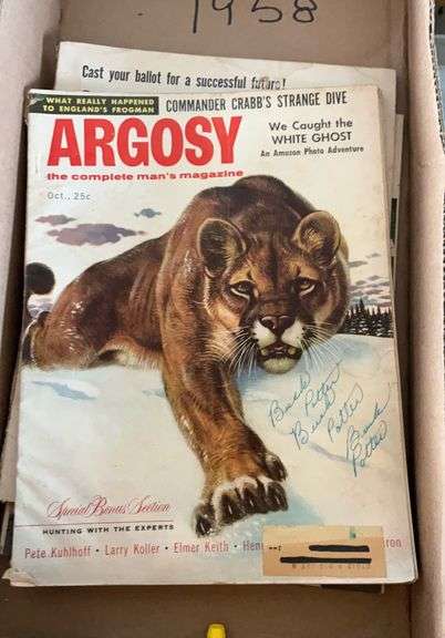 1956,1958 Agrosy The complete man's Magazine