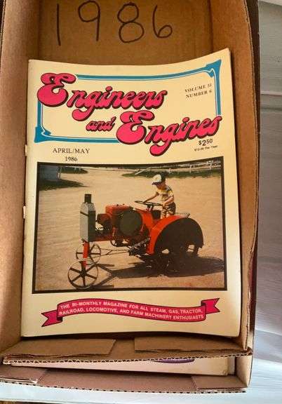 1985,1986,1987 Engineers and Engines Magazine