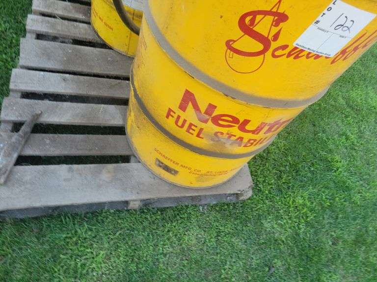 Schaeffer Fuel Stabilizer- 2 barrels with pumps (partial full)