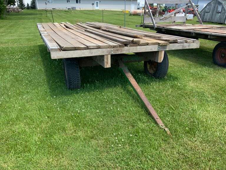 9x16 foot hay rack with John Deer 1064 gear