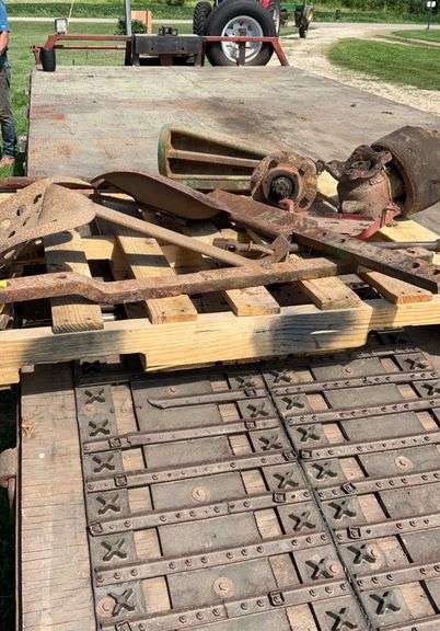 Tractor seats and drawbars