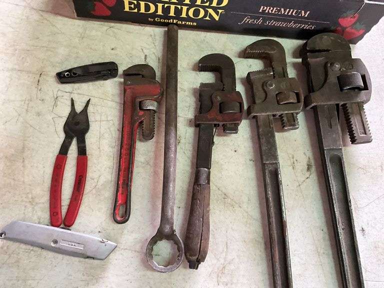 Assorted Pipe Wrenches