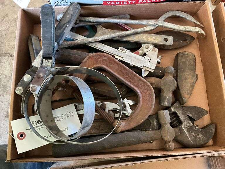 Crescent Wrench, Hammers, Filter Wrenches, Micrometer other Assorted Tools