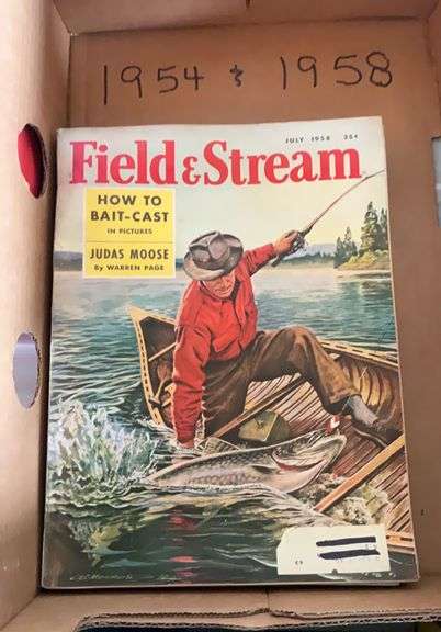 1954 1958 Field and Stream Magazine