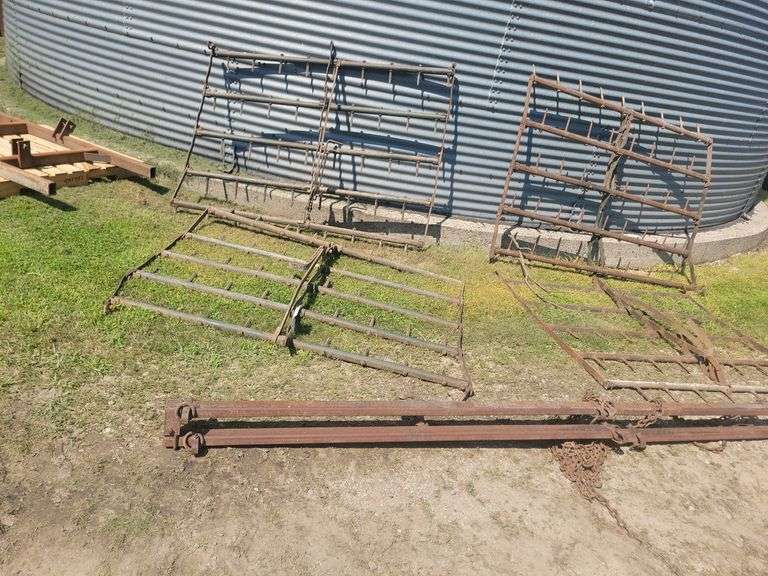 (4)5' Drag Spike Tooth Section w/evened bar