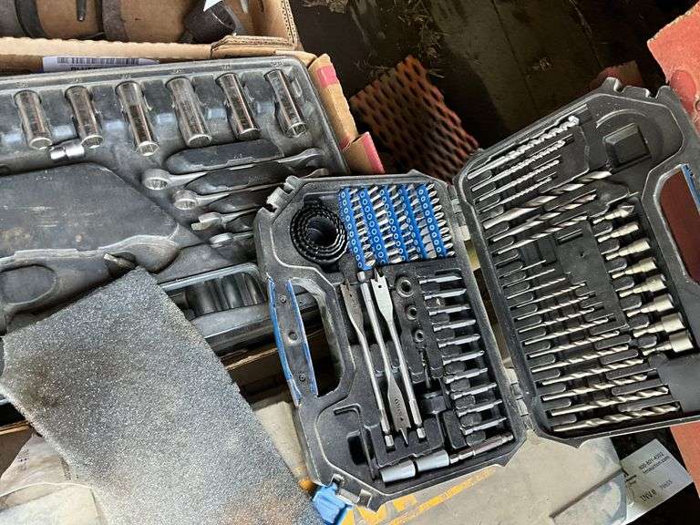 Driver bits, wrench set