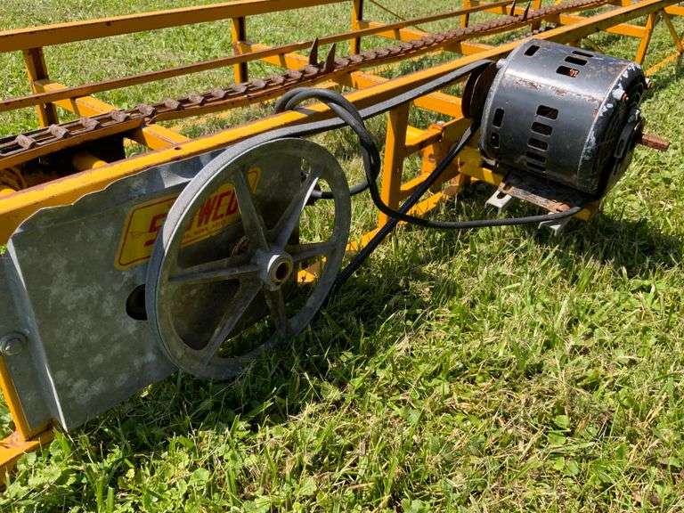 Bale Conveyor, 16ft with Electric Motor