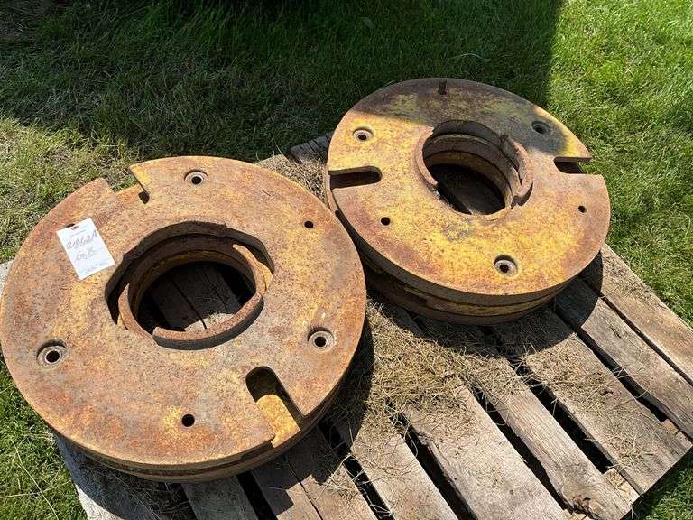 6 John Deere 20 series rear wheel weights