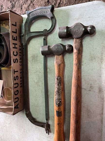 Ball Peen Hammers, Scrapers, Hand Saw, Wire Brushes