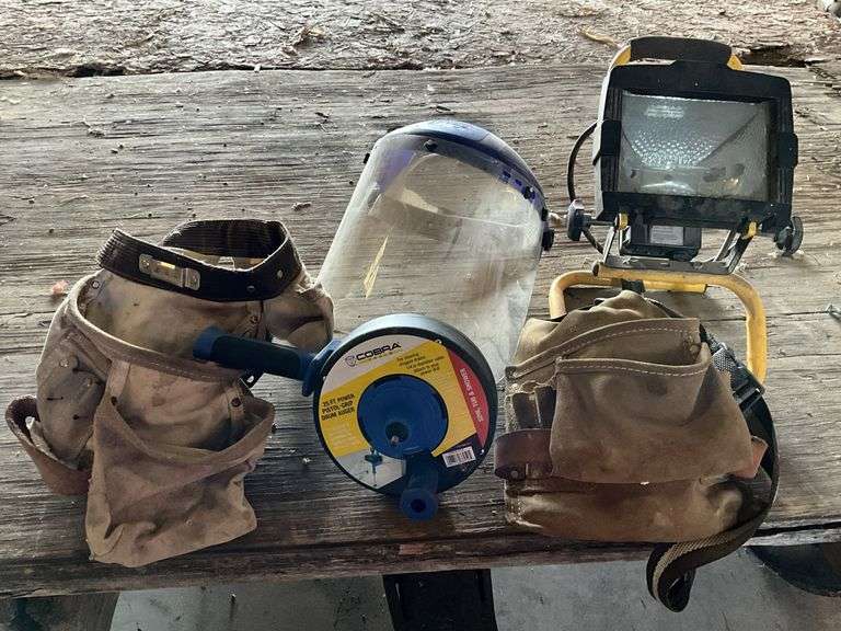 Work Light, Tool Pouches, Face Shield