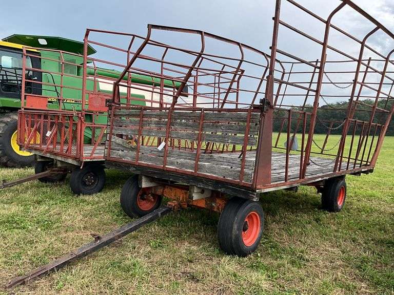 16’ throw rack with Minnesota jumbo 10 running gear (rack is damaged on ...