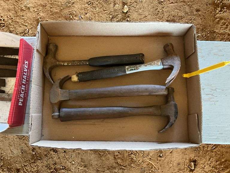 2 Flats of files and hammers