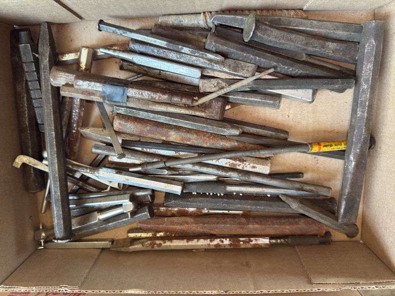Large Assortment of Punches and Chisels