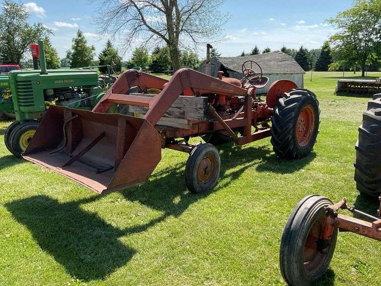 1954 Allis Chalmers 45 Tractor, WF w/AC Loader, 3pt w/1 Hyd., SN#153030