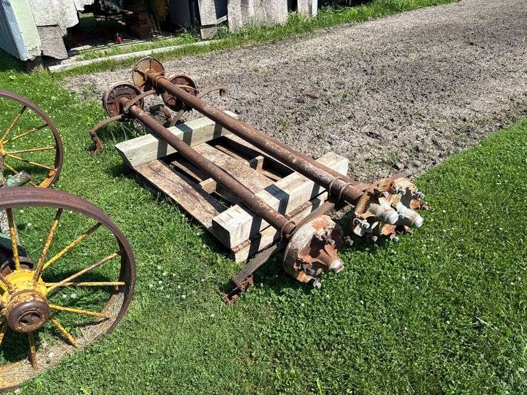 (3) trailer house axles